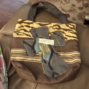Bible bag handmade one of kind!! Scripture  “I am with you always” Matthew 28:20